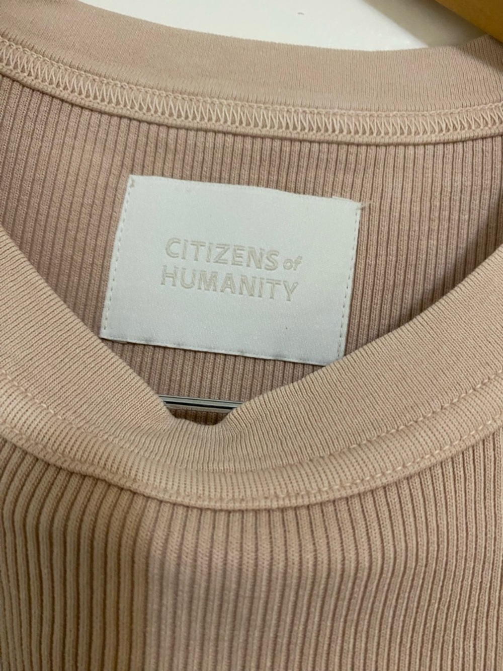 Citizens Of Humanity Isabel Rib Tank Top In Sandatlas - Picture 10 of 13